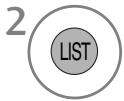 LG 42PQ2000 - Pour faire défilier la liste des chaînes - 2