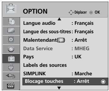LG 42PQ2000 - BLOCAGE DES TOUCHES - 1