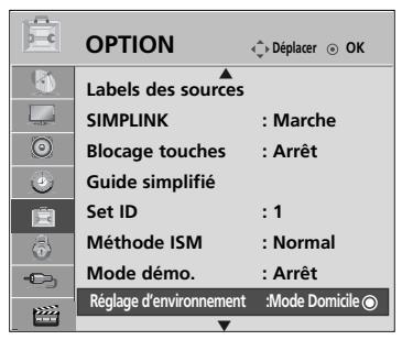 LG 42PQ2000 - RéGLAGE DU MODE - 1