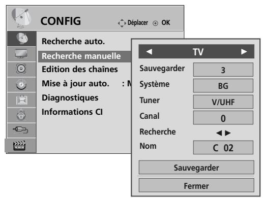 LG 42PQ2000 - RECHERCHE MANUELLE (EN MODE ANALOGIQUE) - 3