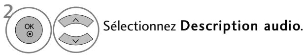 LG 42PQ2000 - DESCRIPTION AUDIO(EN MODE NUMÉRIQUE UNIQUÉMENT) - 5