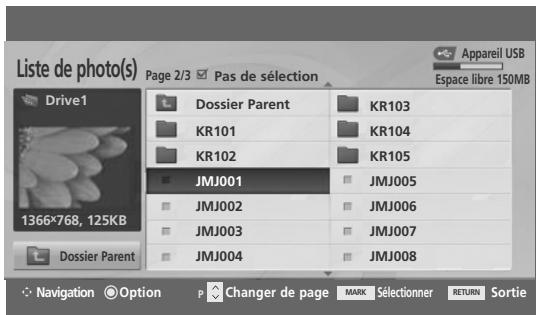 LG 42PQ2000 - Selection de photos et menu contextual - 1