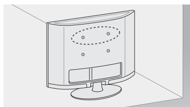 LG 37LS5600 - Στερέωση της τηλεόρασης σε τοίχο - 1