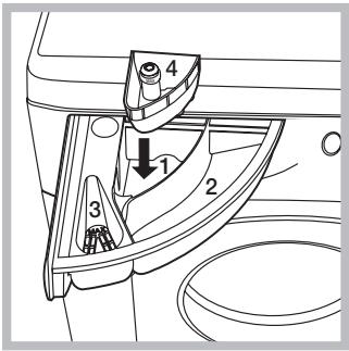 HOTPOINT AR6F 105 EX.M - Detergent dispenser drawer - 1