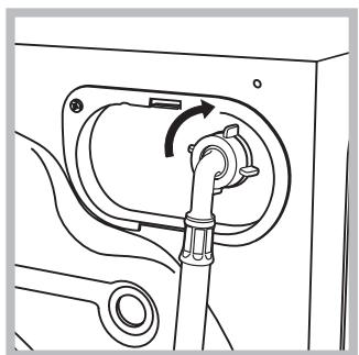 HOTPOINT AR6F 105 EX.M - Raccordement du tuyau d'arrivée de l'eau - 2
