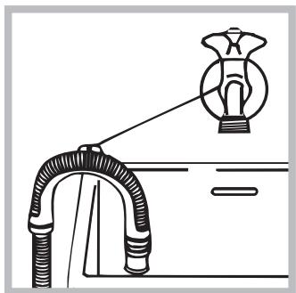 HOTPOINT AR6F 105 EX.M - Raccordement du tuyau de vidange - 2