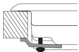 HOTPOINT TQG 641 A - Hook fastening diagram - 2