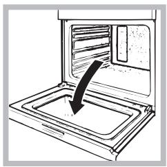 HOTPOINT UT 89E JS P 0 X/HA S - To remove oven door with soft closing hinges*: - 1