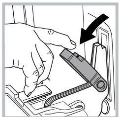 HOTPOINT UT 89E JS P 0 X/HA S - To remove oven door with soft closing hinges*: - 3