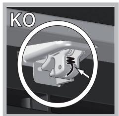 HOTPOINT UT 89E JS P 0 X/HA S - Blokkering deur / bedieningspaneel - 1