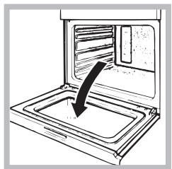 HOTPOINT UT 89E JS P 0 X/HA S - Cleaning the oven door - 1