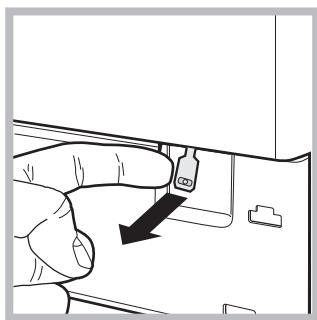 HOTPOINT WDD10760BXEU - Opening the porthole door manually - 3