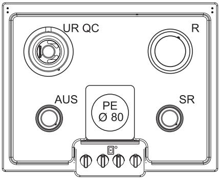 UR QC R AUS PE Ø 80 SR
