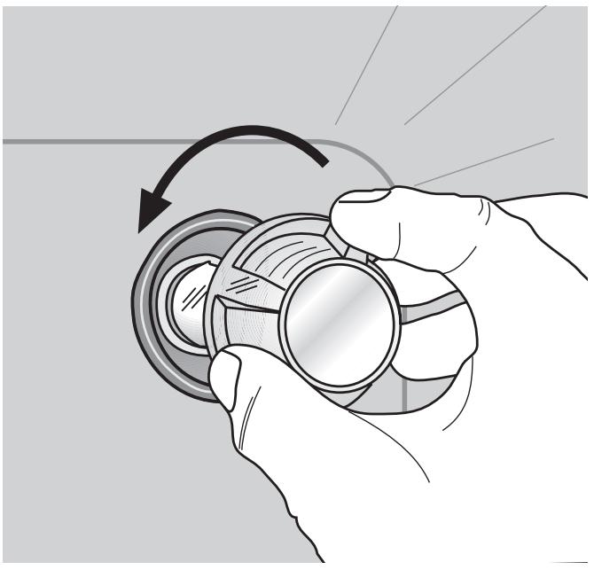 FAURE FC504X1 FAE CENT.S - Remplacer la lampe du four/nettoyer la vitre de protection - 1