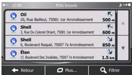 MAPPY ULTI X555 - Sélectionner une assistance à proximité depuis l'option « afficher ma position - 11