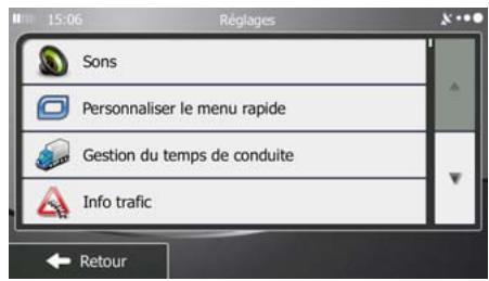 MAPPY ULTI X555 - Menu réglages - 2