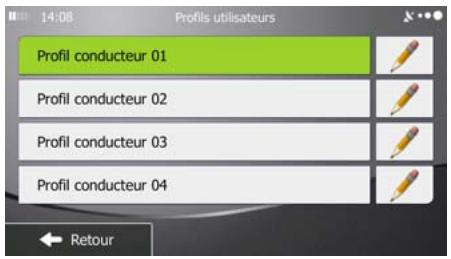 MAPPY ULTI X555 - Profils utilisés - 1
