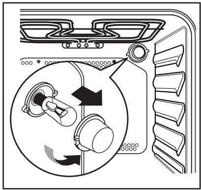 FAURE FYB451N - Remplacement de la lampe du four - 2
