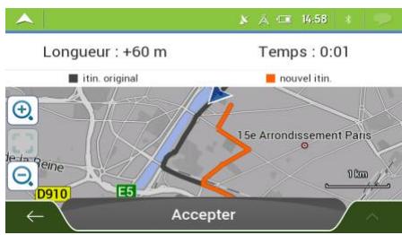 MAPPY ULTI X585 CAMP - Autre itinétaire temps réel - 2