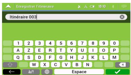 MAPPY ULTI X585 CAMP - Enregistrement de l'inétaire planifié - 5