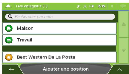 MAPPY ULTI X585 CAMP - Sélection d'un itinétaire enregistré - 1