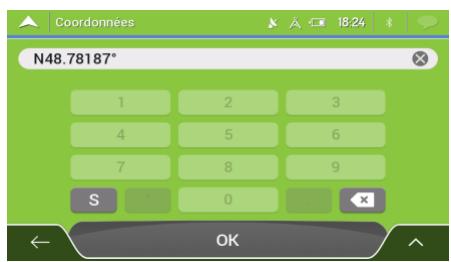 MAPPY ULTI X585 CAMP - Saisir les coordonnées - 3