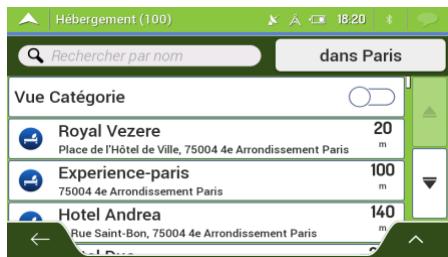 MAPPY ULTI X585 CAMP - Utiliser les catégories de recherche rapide - 9