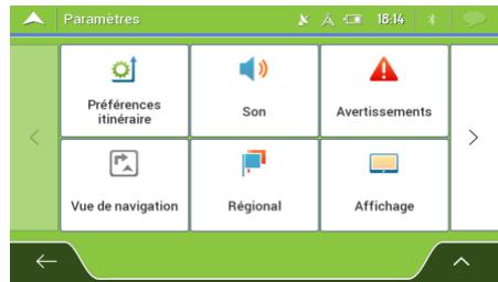 MAPPY ULTI X585 CAMP - Régages itinétaire - 1