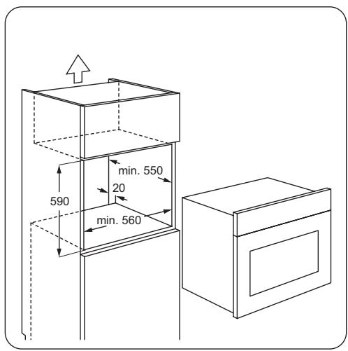 FAURE FOP27901BK, FOP27901XK - Encastrement - 2