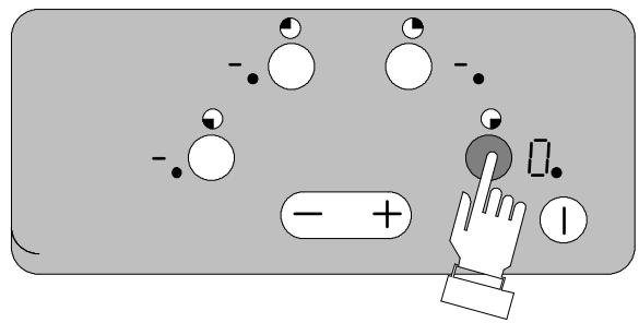 FAURE CVH270N - Déclencher la zone de cuisson - 1