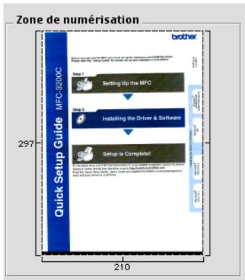 BROTHER MFC-8820D - Numérisation d'une page entière - 1