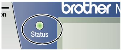BROTHER MFC-8820D - Indications par voyant du Statut à LED - 1