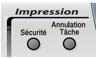Impression Sécurité Annulation Tâche