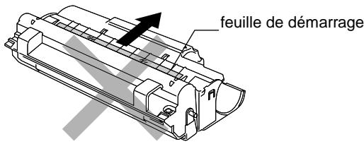 feuille de démarrage