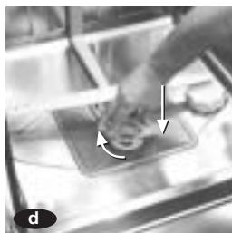 FAGOR LFF 031A - Nettoyage du filtre de lavage - 4