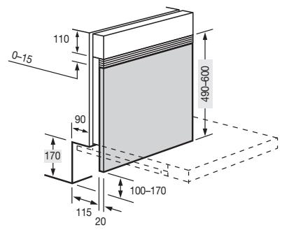 FAGOR LFF 031A - Schémas et cotes d'installation - 2