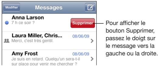 APPLE IPHONE OS 3.0 - Modification de conversations - 1