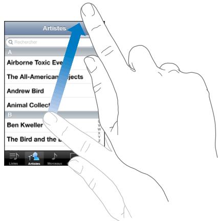 APPLE IPHONE OS 3.0 - Défilament - 2