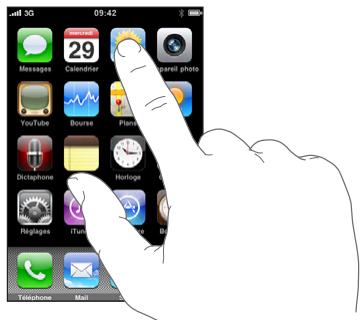 APPLE IPHONE OS 3.0 - Ouverture d'application - 1