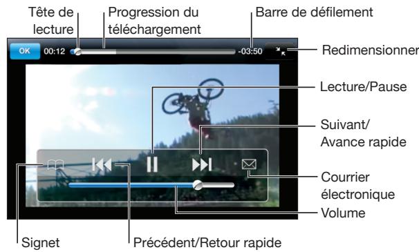 APPLE IPHONE OS 3.0 - Contrôle de la lecture video - 1