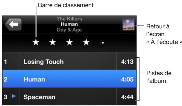 APPLE IPHONE OS 3.0 - Affichage de toutes les pistes d'un album - 1