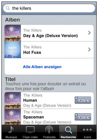 APPLE IPHONE OS 3.0 - Recherche de musique, vidés et bien plus encore - 2