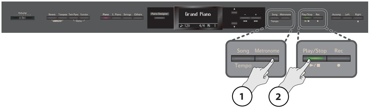 ROLAND HP307-PE - Ajouter un décompte - 1