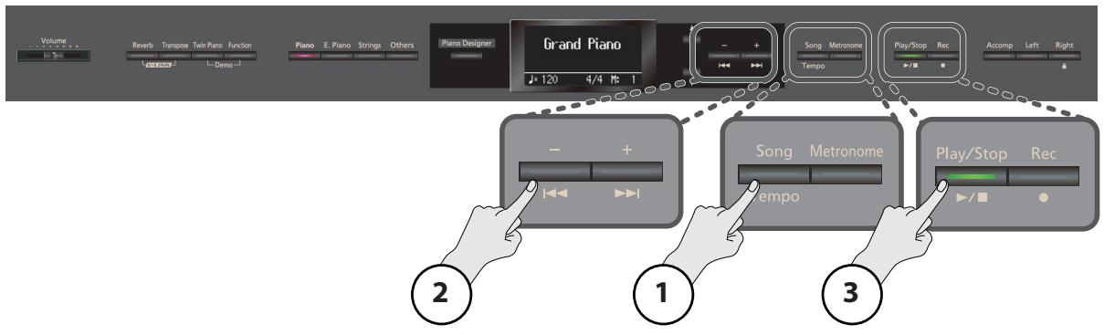 ROLAND HP307-PE - Reproduire des morceaux - 1