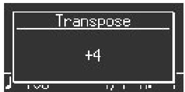 ROLAND HP307-PE - Transposer un morceau (playback transpose) - 2