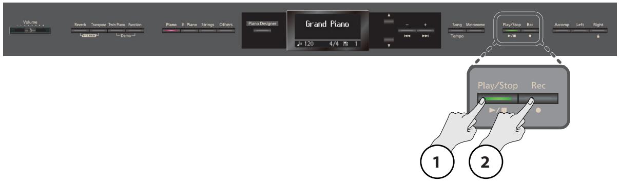 ROLAND HP307-PE - Supprimer le morceau - 1