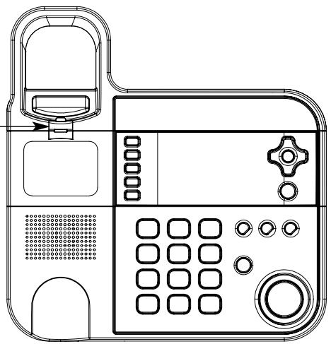 ALCATEL TEMPORIS 57 - Utiliser le TEMPORIS 57 en position murale - 1