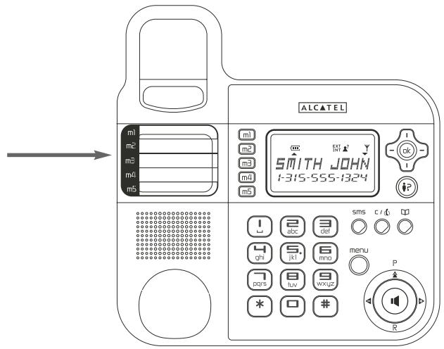 ALCATEL TEMPORIS 57 - Etiquette mémoire - 1