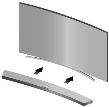 SAMSUNG HW-J6001 - ATTACHING THE SOUNDBAR TO YOUR TV'S STAND - 2