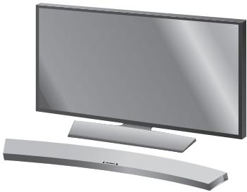 SAMSUNG HW-J6001 - Installation de la soundbar sans SOCLE - 1